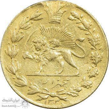 سکه طلا 5000 دینار 1330 خطی - EF - احمد شاه سکه طلا 5000 دینار 1330 خطی - EF - احمد شاه