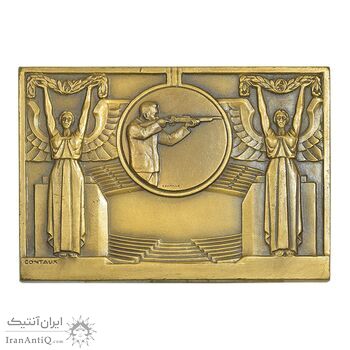 مدال اولین قهرمانی مسابقات تیر اندازی با تفنگ گلوله زنی 10 متر بین منطقه ای شهر آنتی بیز در ژوئن 1977 - AU - فرانسه