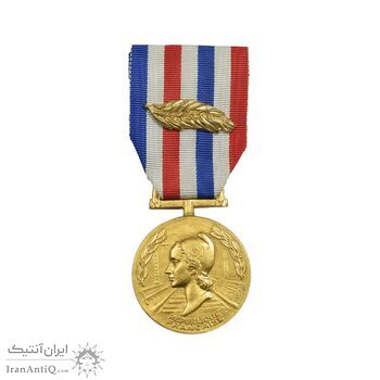 مدال آویزی برنز افتخار راه آهن 1985 - UNC - فرانسه