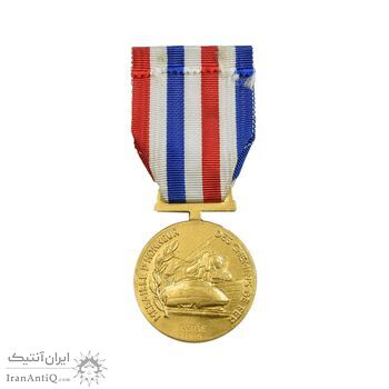 مدال آویزی برنز افتخار راه آهن 1985 - UNC - فرانسه