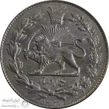 سکه 1000 دینار 1330 خطی - MS62 - احمد شاه