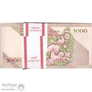 بسته اسکناس 5000 ریال (نمازی - نوربخش) - UNC - جمهوری اسلامی