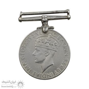 مدال یادبود جنگ جهانی دوم با نقشه هند جرج ششم - EF - انگلستان