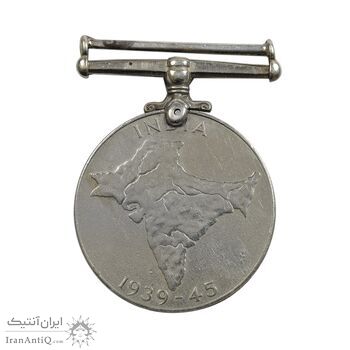 مدال یادبود جنگ جهانی دوم با نقشه هند جرج ششم - EF - انگلستان