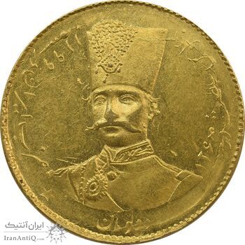 سکه طلا 2 تومان 1299 تصویری - MS62 - ناصرالدین شاه سکه طلا 2 تومان 1299 تصویری - MS62 - ناصرالدین شاه