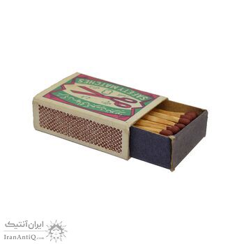 کبریت مقوایی شرکت صدقیانی طرح قیچی - کد 006226