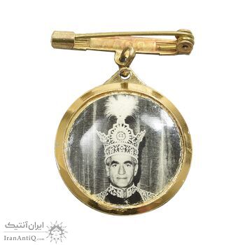 نشان سوزنی هواپیمایی ملی ایران هما - شاه - با پک فابریک- UNC - محمد رضا شاه
