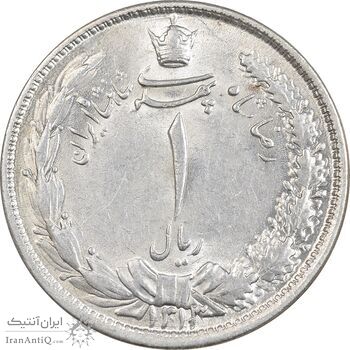 سکه 1 ریال 1313 - AU58 - رضا شاه