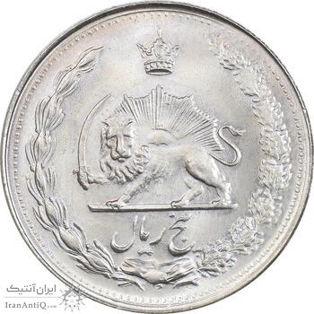 سکه 5 ریال 1345 - MS65 - محمد رضا شاه سکه 5 ریال 1345 - MS65 - محمد رضا شاه