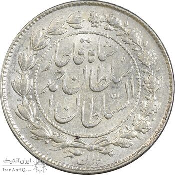 سکه 500 دینار 1330 خطی - MS62 - احمد شاه