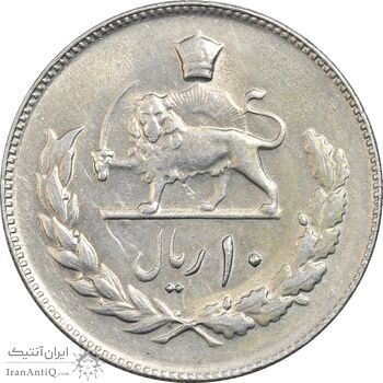 سکه 10 ریال 2535 - AU55 - محمد رضا شاه سکه 10 ریال 2535 - AU55 - محمد رضا شاه