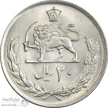 سکه 20 ریال 1352 عددی - MS63 - محمد رضا شاه سکه 20 ریال 1352 عددی - MS63 - محمد رضا شاه