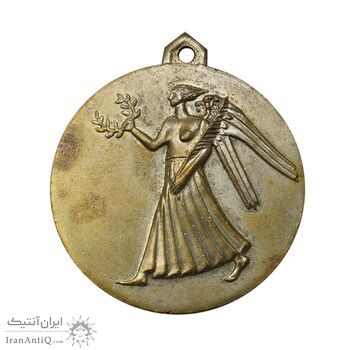 مدال برنز آویز افتخار سازمان تربیت بدنی ایران - نقره ای - EF -  محمد رضا شاه مدال برنز آویز افتخار سازمان تربیت بدنی ایران - نقره ای - EF -  محمد رضا شاه