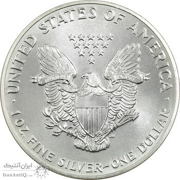 مدال یادبود 1 دلار 1989 عقاب - MS66 - آمریکا مدال یادبود 1 دلار 1989 عقاب - MS66 - آمریکا