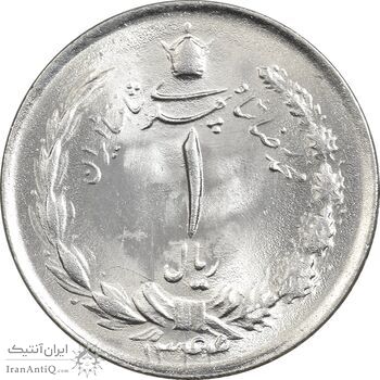 سکه 1 ریال 1344 - MS64 - محمد رضا شاه
