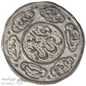 سکه نقره پولکی امام رضا (ع) - AU - ناصرالدین شاه