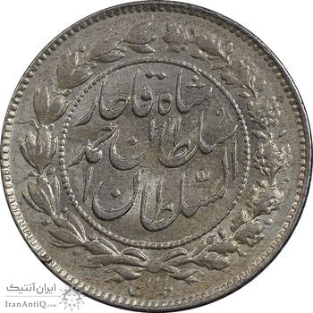سکه 500 دینار 1330 خطی - MS62 - احمد شاه سکه 500 دینار 1330 خطی - MS62 - احمد شاه
