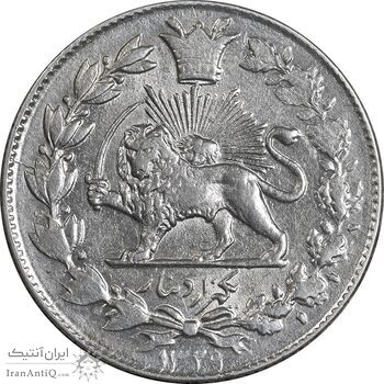 سکه 1000 دینار 1329 خطی - MS62 - احمد شاه