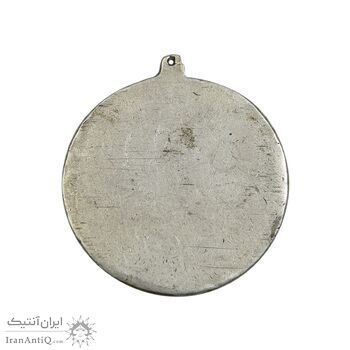 مدال نقره آویز فوتبال - EF - محمدرضا شاه