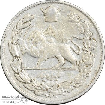 سکه 1000 دینار 1306 تصویری - VF35 - رضا شاه سکه 1000 دینار 1306 تصویری - VF35 - رضا شاه