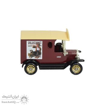 ماشین اسباب بازی آنتیک طرح تبلیغاتی the saturday evening post - کد 055436