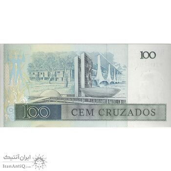 اسکناس 100 کروزادو بدون تاریخ(1987) جمهوری فدراتیو - LCBP, FMdO - تک - UNC62 - برزیل