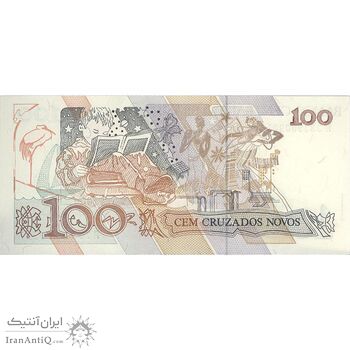اسکناس 100 کروزادو نووو بدون تاریخ(1989) جمهوری فدراتیو - MFN¹, EdAC	- جفت - UNC64 - برزیل