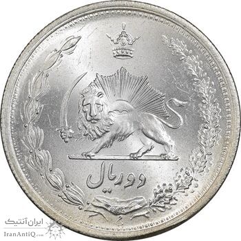 سکه 2 ریال 1310 - MS65 - رضا شاه