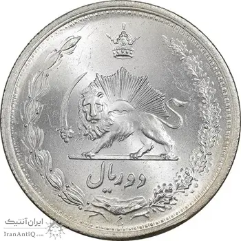 سکه 2 ریال 1310 - MS65 - رضا شاه