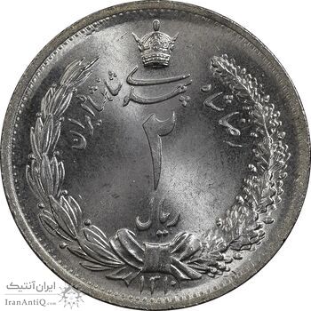 سکه 2 ریال 1310 - MS65 - رضا شاه
