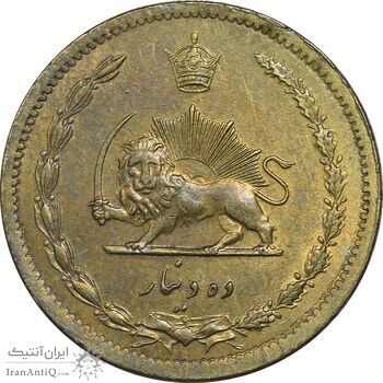 سکه 10 دینار 1315 برنز - AU58 - رضا شاه سکه 10 دینار 1315 برنز - AU58 - رضا شاه
