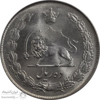 سکه 10 ریال 1343 - ضخیم - MS63 - محمد رضا شاه