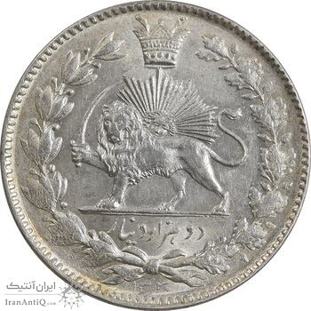 سکه 2000 دینار 1330 خطی - MS62 - احمد شاه