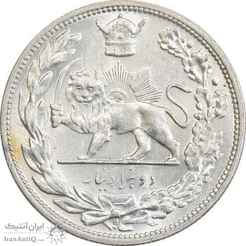 سکه 2000 دینار 1306 تصویری - ضرب هیتون - MS63 - رضا شاه سکه 2000 دینار 1306 تصویری - ضرب هیتون - MS63 - رضا شاه