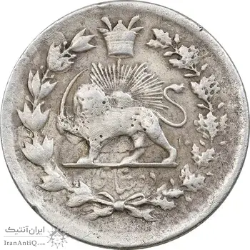 سکه 10 شاهی 1310 - ارور تاریخ - VF35 - ناصرالدین شاه