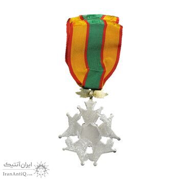 نشان خدمت شهربانی درجه دو - ضرب سوئد - EF - محمد رضا شاه