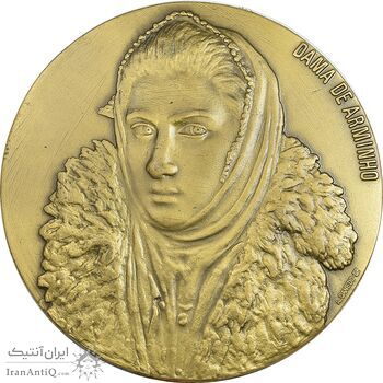 مدال برنز نقاشی پرتره اثر «ال گرکو» نقاش مشهور یونانی - AU - یونان