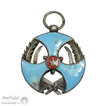 نشان لیاقت درجه 2 (روز) ضرب فرانسه - EF - محمد رضا شاه نشان لیاقت درجه 2 (روز) ضرب فرانسه - EF - محمد رضا شاه