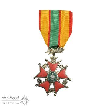 نشان خدمت شهربانی درجه دو - ضرب ایران - VF - محمد رضا شاه