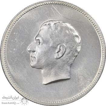 مدال نقره منشور کوروش بزرگ 1350 - MS62 - محمد رضا شاه