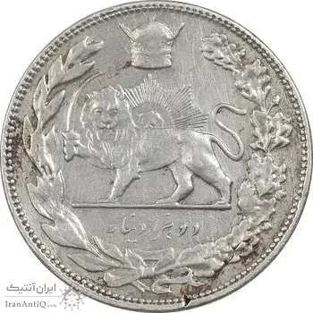 سکه 2000 دینار 1306 تصویری - ضرب تهران - EF45 - رضا شاه