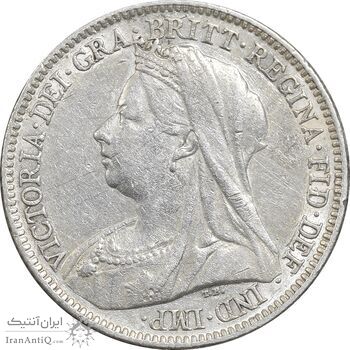 سکه 6 پنس 1898 ویکتوریا - EF40 - انگلستان
