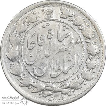 سکه 2 قران 1322 - 2 تاریخ مکرر - AU58 - مظفرالدین شاه سکه 2 قران 1322 - 2 تاریخ مکرر - AU58 - مظفرالدین شاه
