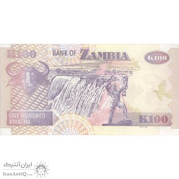 اسکناس 100 کواچا 2009 جمهوری - تک - UNC64 - زامبیا