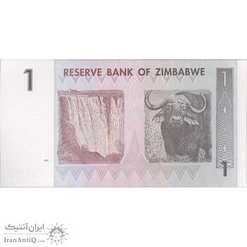 اسکناس 1 دلار 2007 جمهوری - تک - UNC64 - زیمبابوه