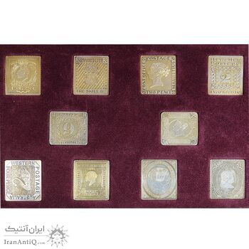 باکس 10 عددی تمبر نقره کلکسیونی - AU - گلدکوئست