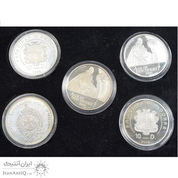 باکس 5 عددی مدال نقره کلکسیونی - PF63