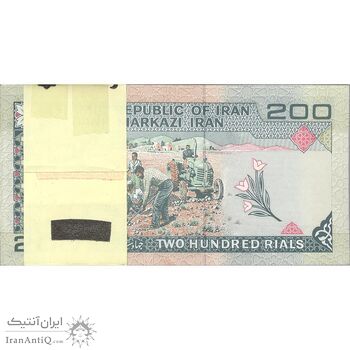 بسته اسکناس 200 ریال (نمازی - نوربخش) شماره کوچک - جایگزین - UNC - جمهوری اسلامی