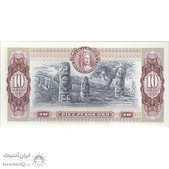اسکناس 10 اورو پزو 1980 (بدون رشته امنیتی) جمهوری - تک - UNC64 - کلمبیا