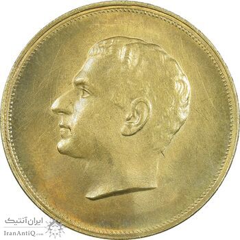 مدال برنز بیست و پنجمین سال سلطنت 1344 - MS61 - محمدرضا شاه